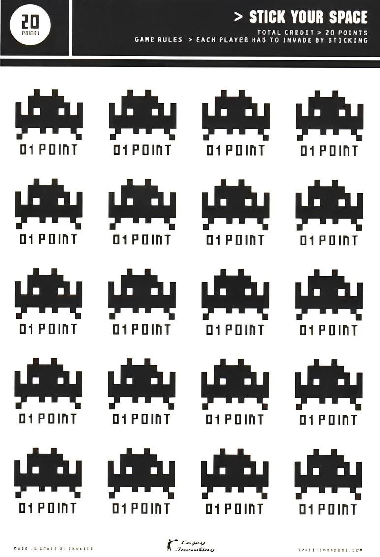 Own Invader's Art: Explore His Iconic Sticker Packs